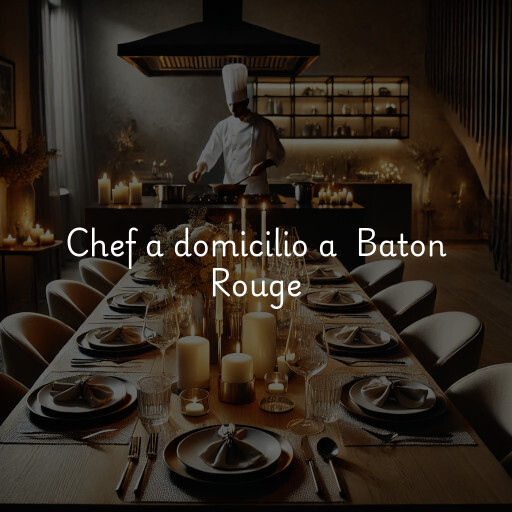 Chef a domicilio a Baton Rouge