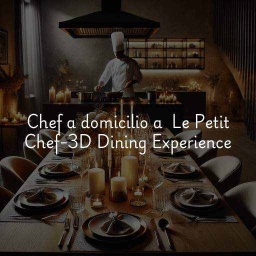 Chef a domicilio a Le Petit Chef-3D Dining Experience