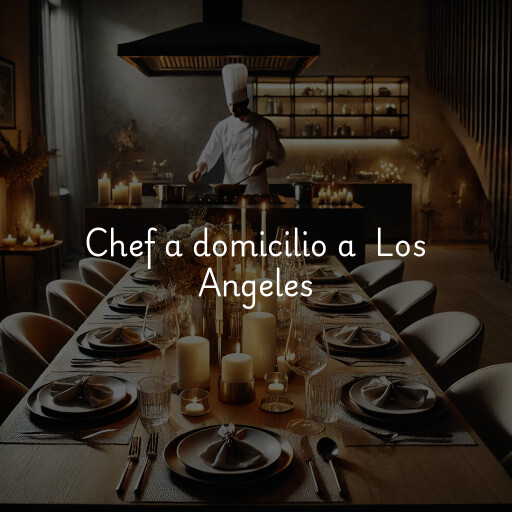 Chef a domicilio a Los Angeles