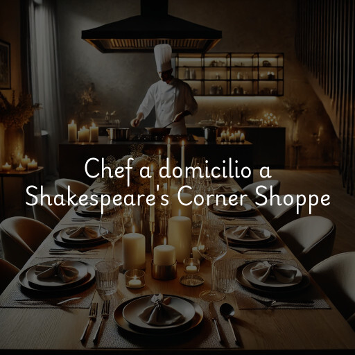 Chef a domicilio a Shakespeare's Corner Shoppe & Afternoon Tea