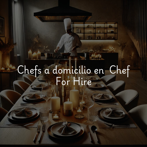 Chefs a domicilio en Chef For Hire