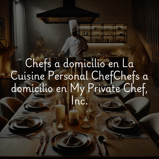 Chefs a domicilio en